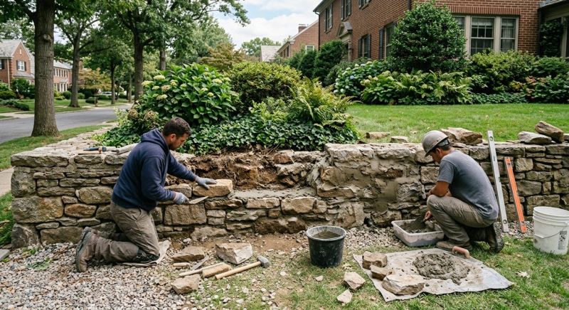 Rock Wall Repair