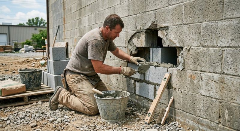 Block Wall Repair in Florence, MT