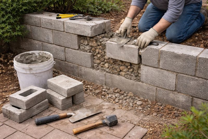 Block Wall Repair in Missoula, MT