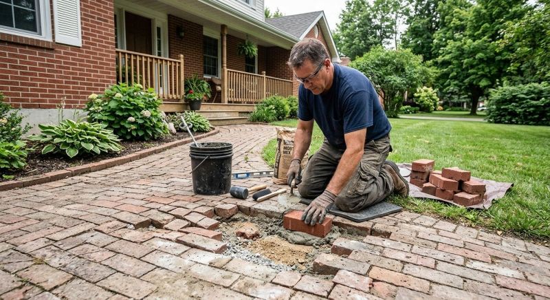 Brick Flatwork Repair in Alberton, MT