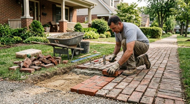 Brick Flatwork Repair in Florence, MT