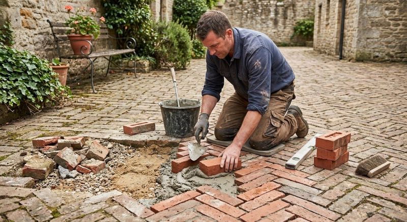 Brick Flatwork Repair in Florence, MT