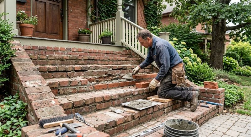Brick Stairs Repair in Florence, MT