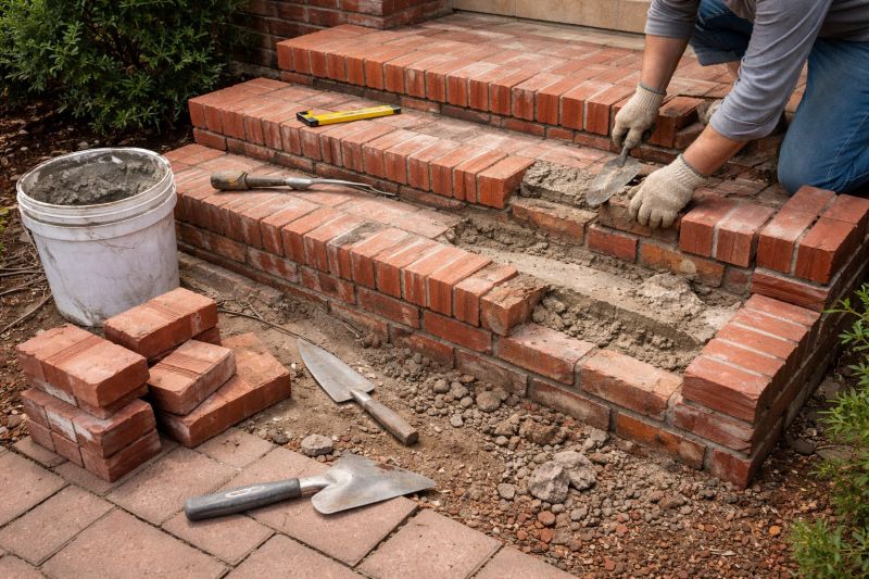 Brick Stairs Repair in Missoula, MT