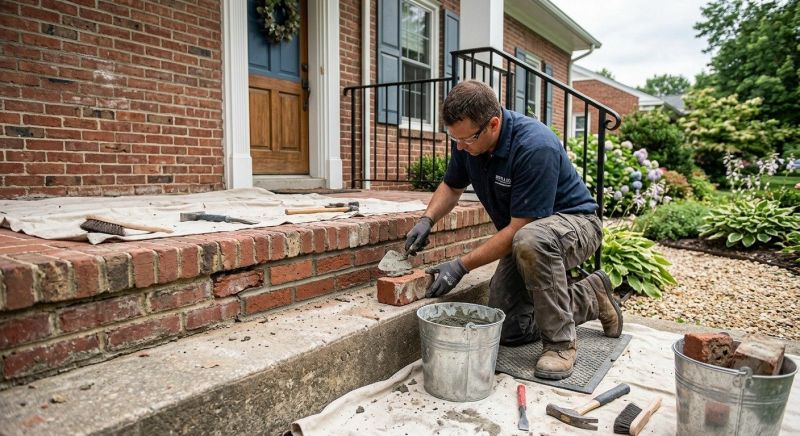 Brick Stairs Repair in Missoula, MT