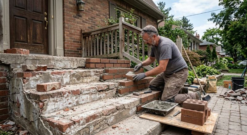Brick Steps Repair in Missoula, MT