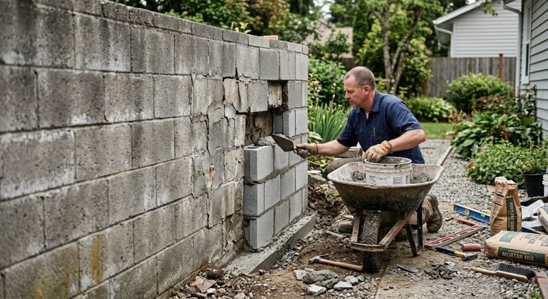 Cinder Block Repair in Missoula, MT
