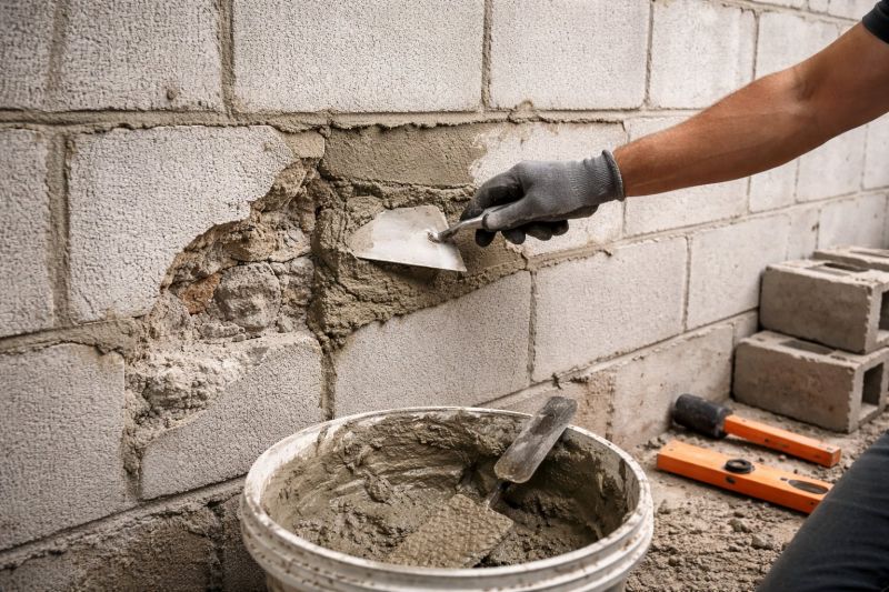 Cinder Block Wall Repair in Missoula, MT