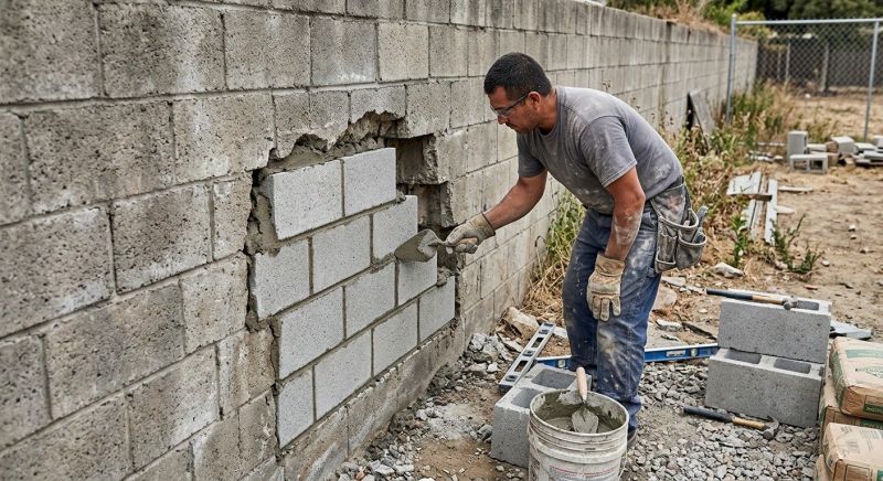 Concrete Block Repair in Stevensville, MT