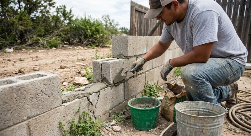 Concrete Block Wall Repair in Missoula, MT