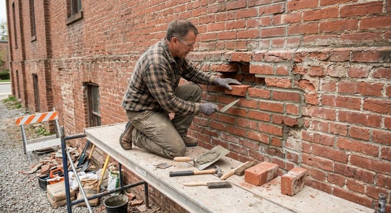 Porch Brick Repair in Missoula, MT