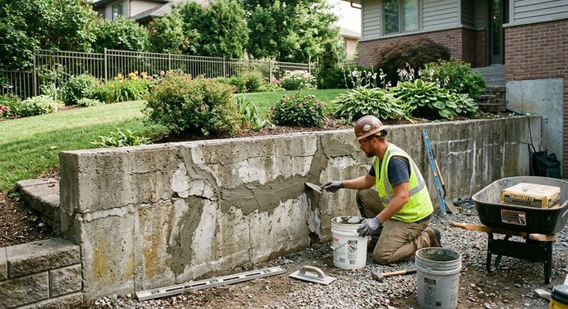 Retaining Wall Repair in Clinton, MT