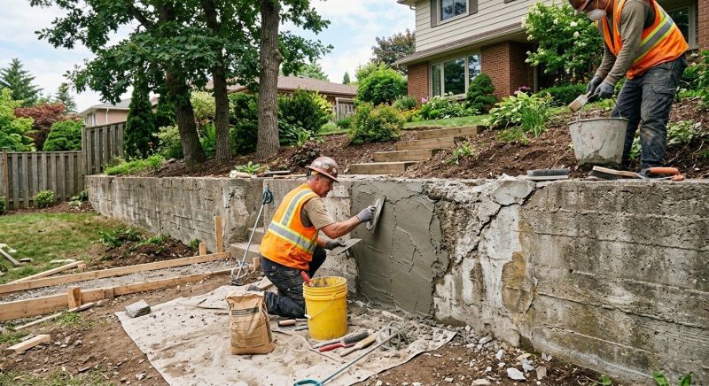 Retaining Wall Repair in Clinton, MT