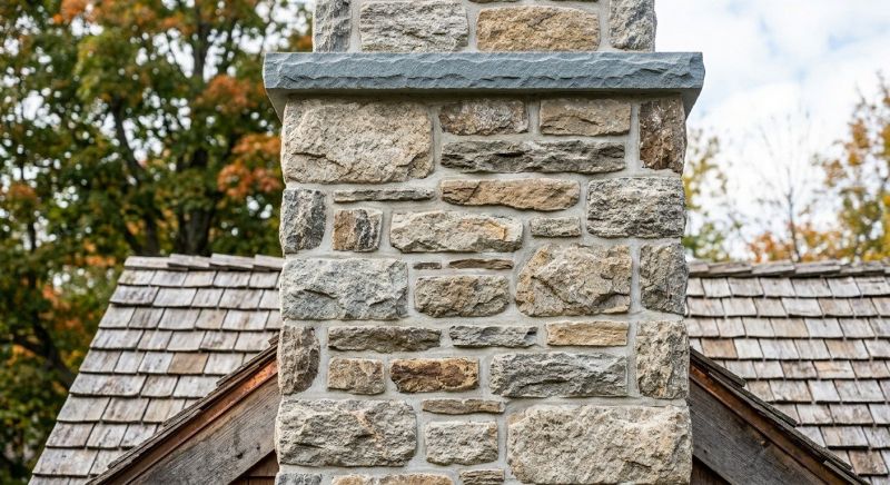 Stone Chimney Installation in Florence, MT