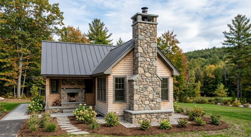 Stone Chimney Installation in Florence, MT