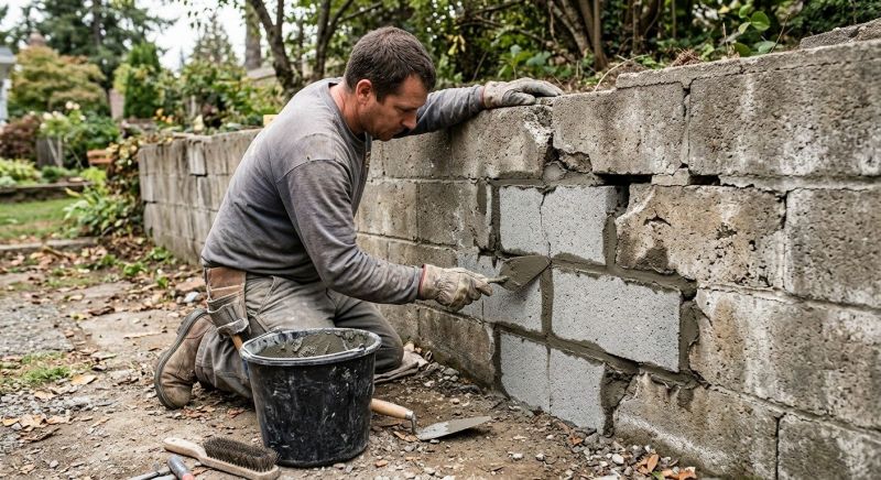 Stone Wall Repair in Alberton, MT