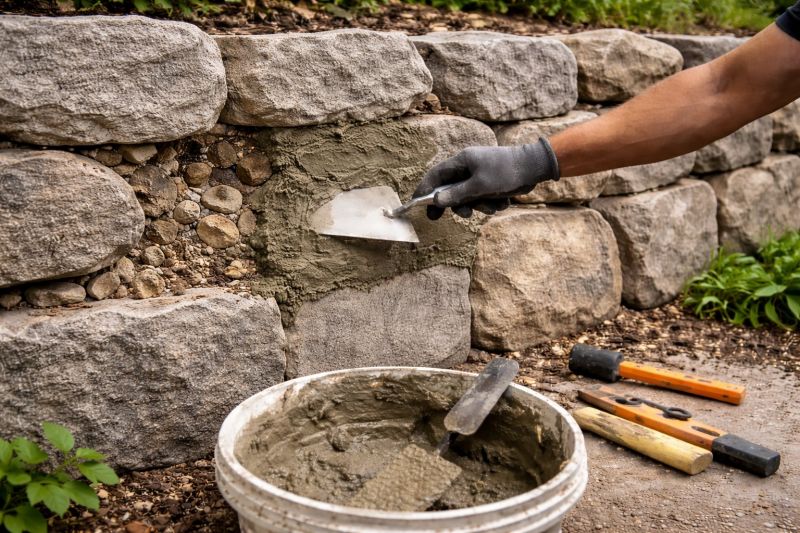 Stone Wall Repair in Missoula, MT
