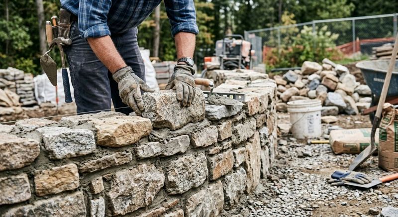 Stonework Installation in Florence, MT
